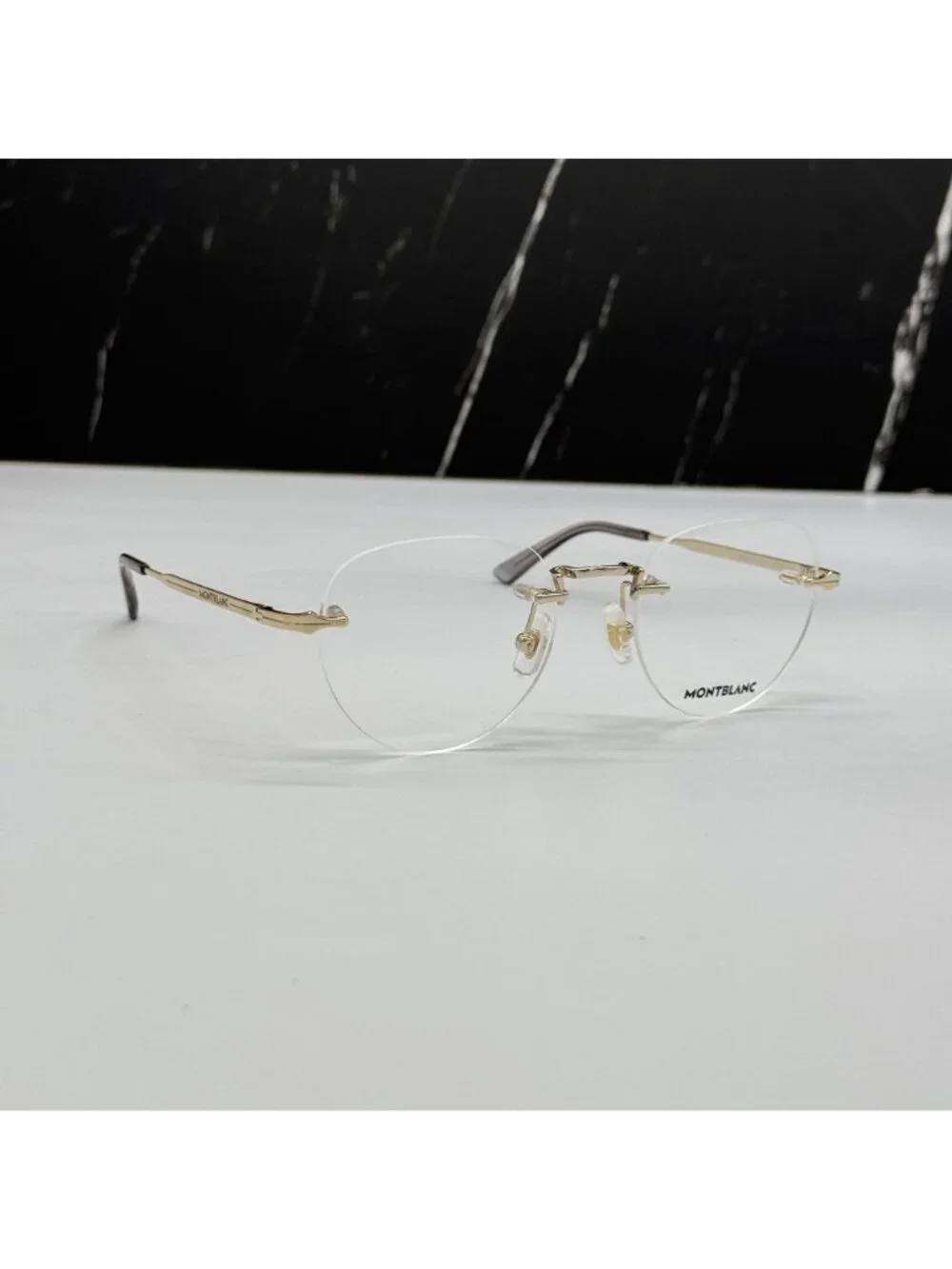 NWT Montblanc Rimless Eyeglasses MB0268O 001